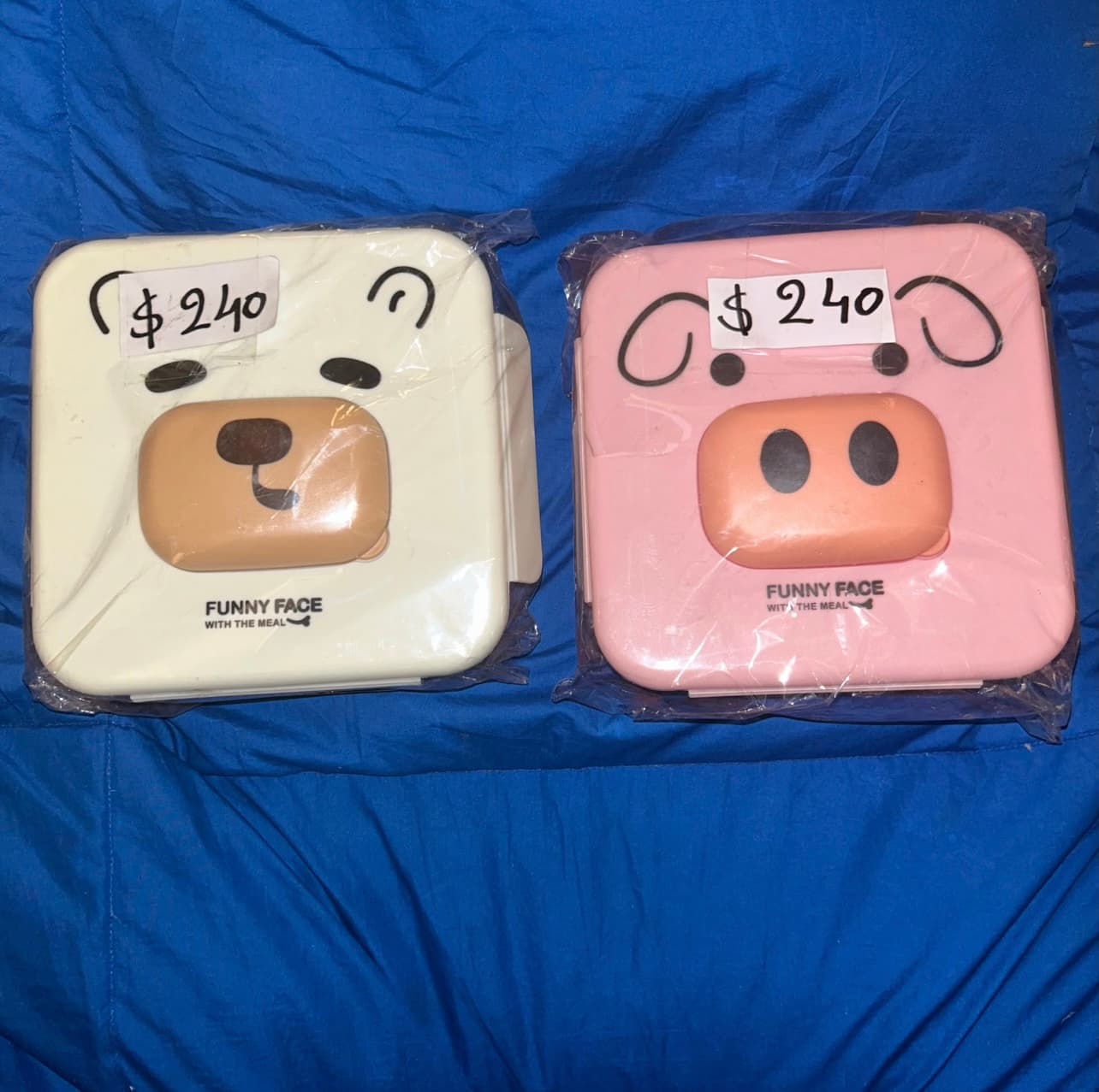 Lunchera - cerdo y oso