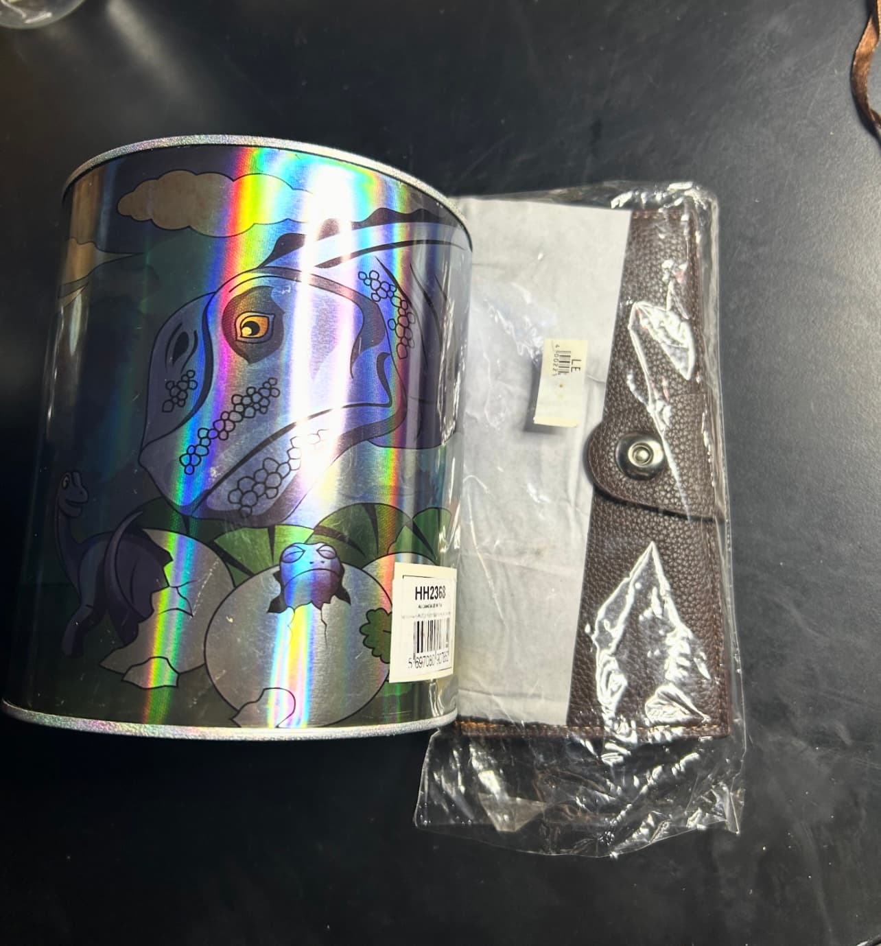 Kit alcancia y billetera de hombre