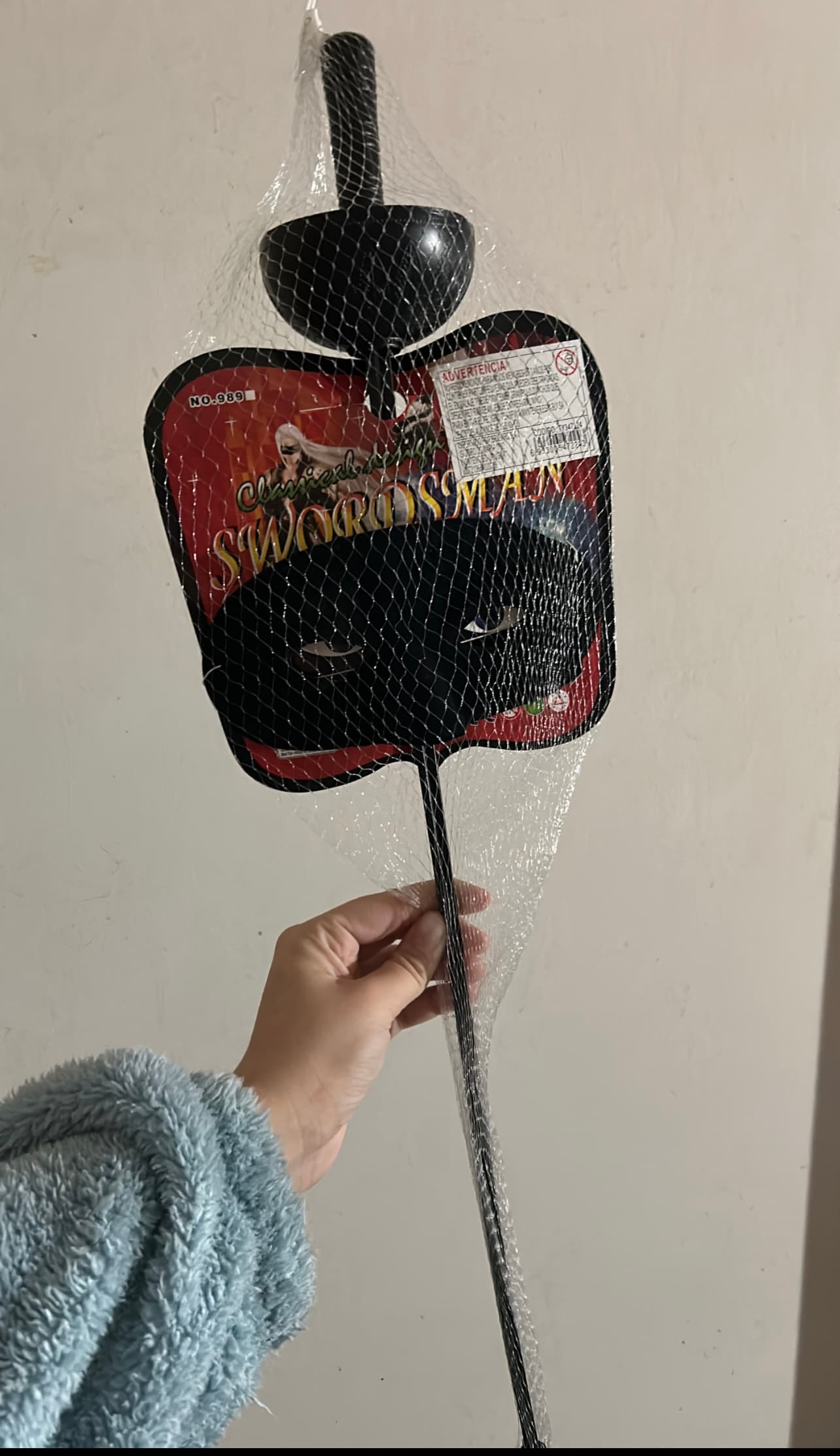 Espada con antifaz