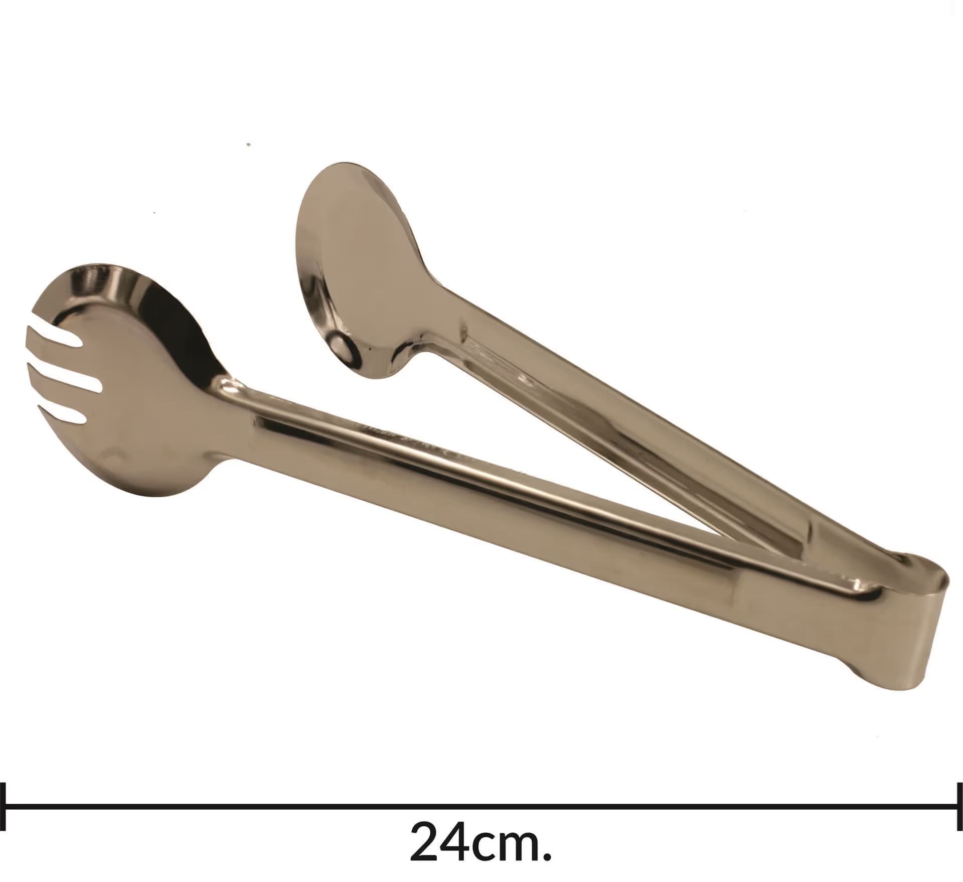 Pinza para ensalada de metal redonda 2