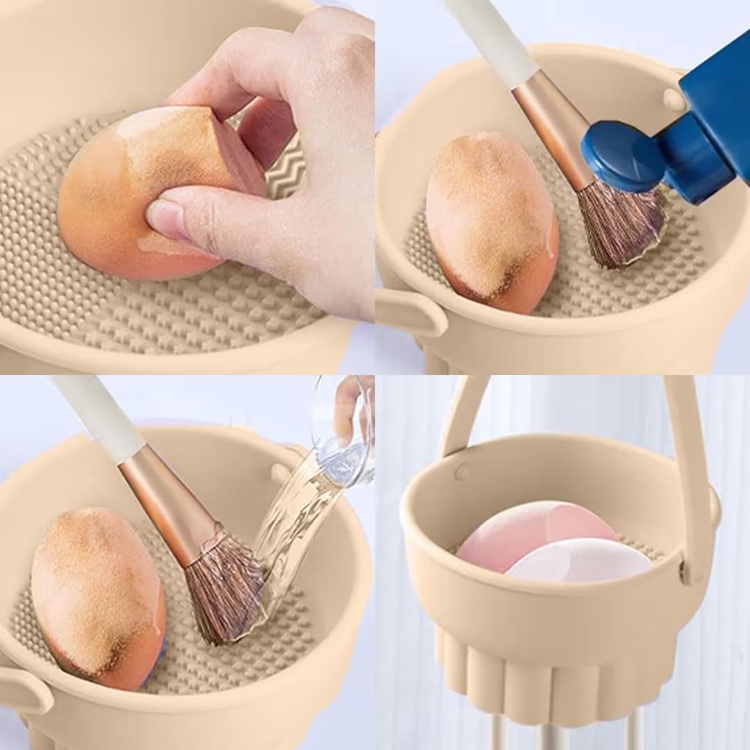 Soporte para limpieza y secado de brochas y pinceles 2