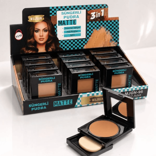 Polvo compacto con espejo
