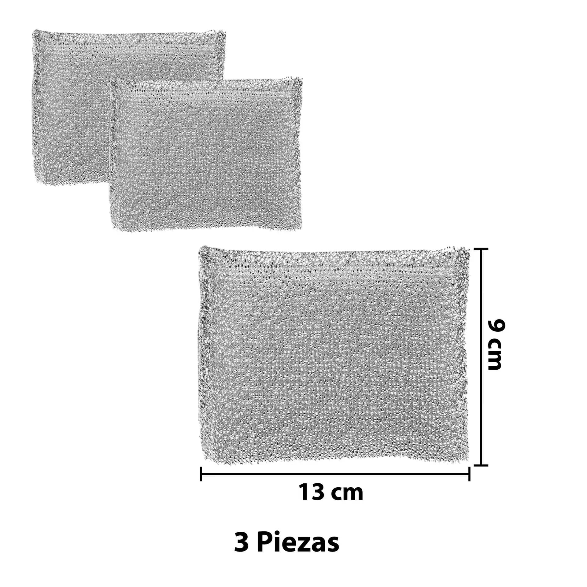 Esponjas para cocina recubiertas de acero x 3pc 2