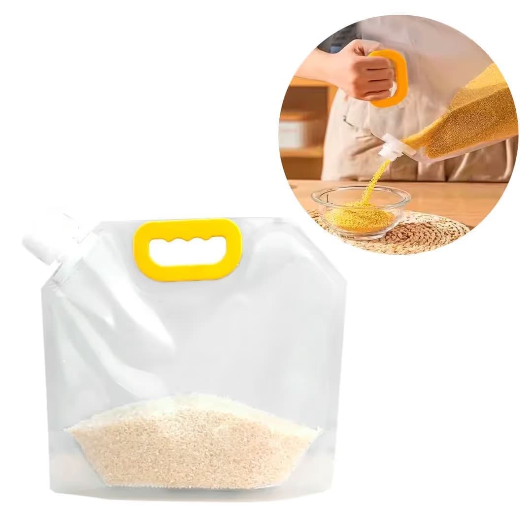 Bolsa contenedora para almacenar-con tapa rosca