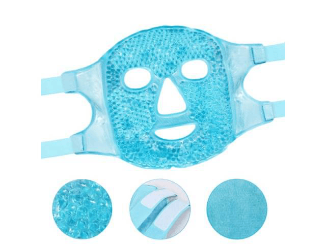 Máscara facial de gel frío o caliente