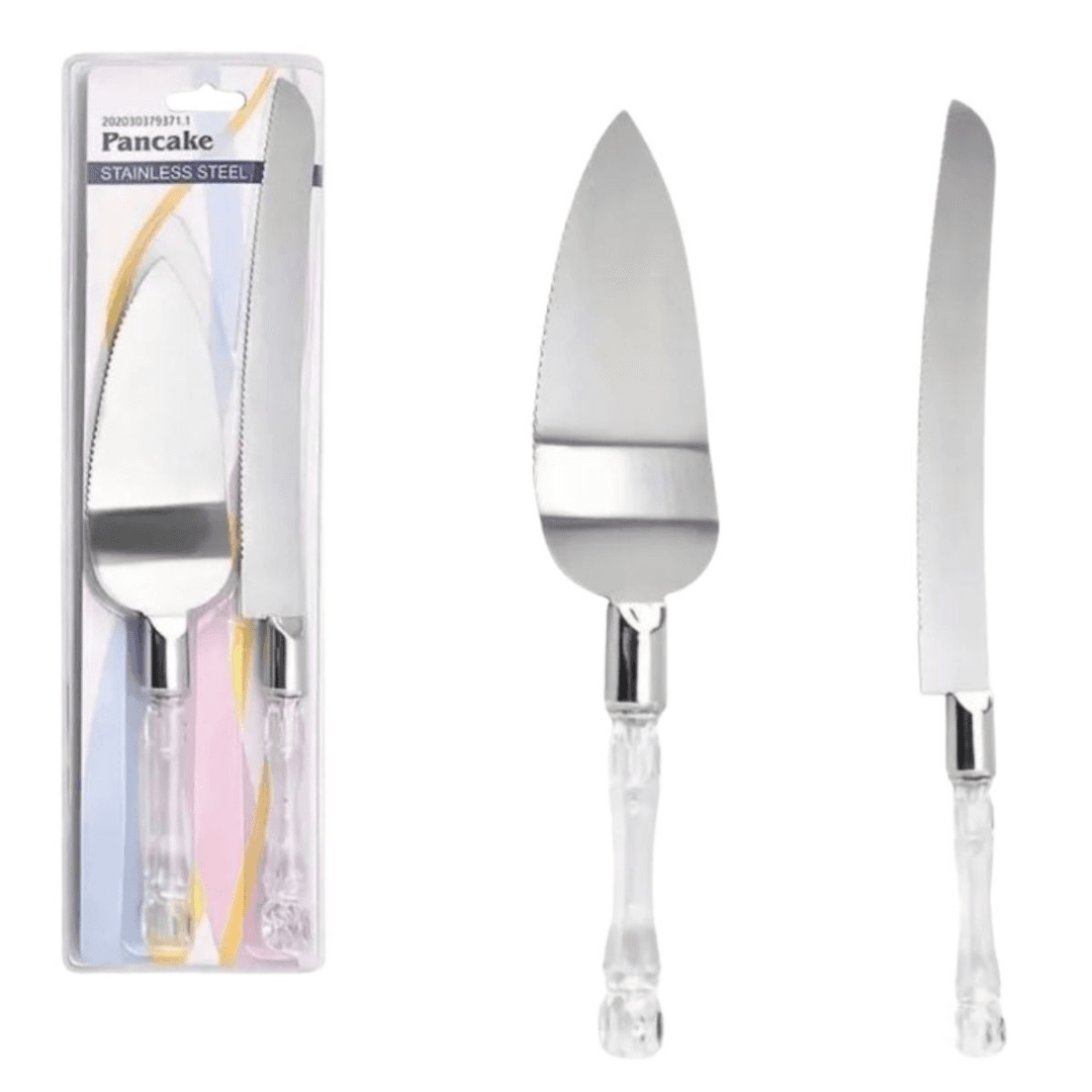 Set de espátula y cuchillos para postres