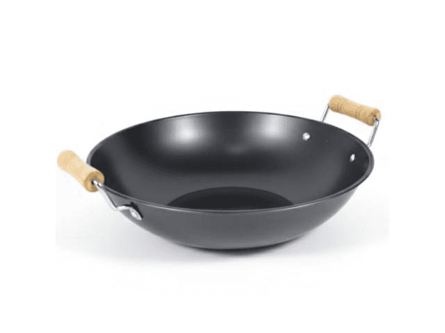 Sartén wok de acero
