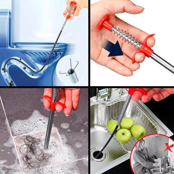 Extractor flexible y retractil