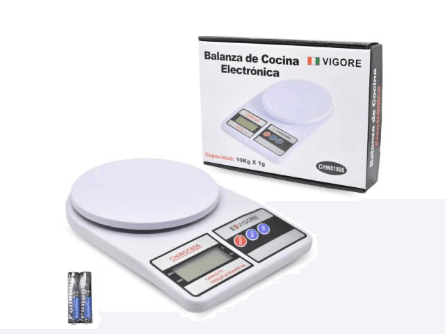 Balanza de cocina digital
